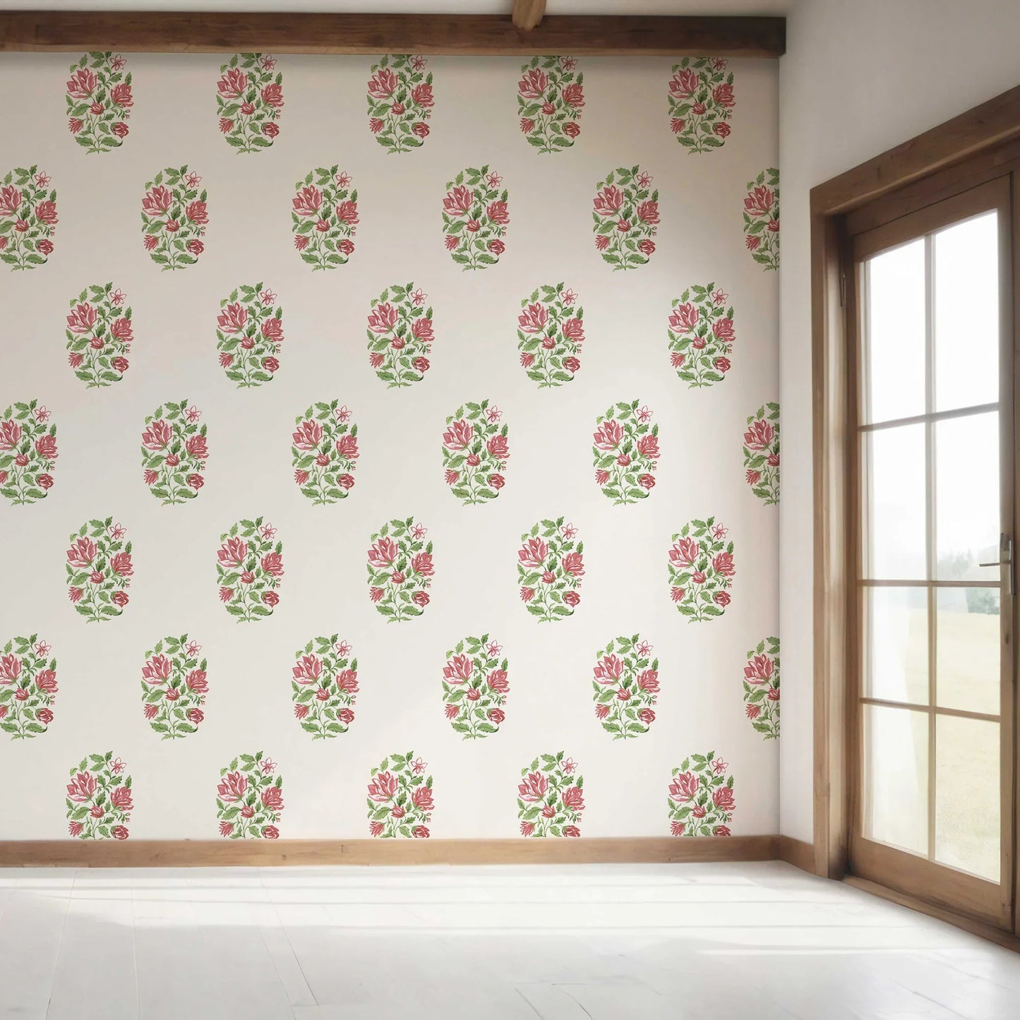 Phoolmandal Wallpaper - Ivory Bloom