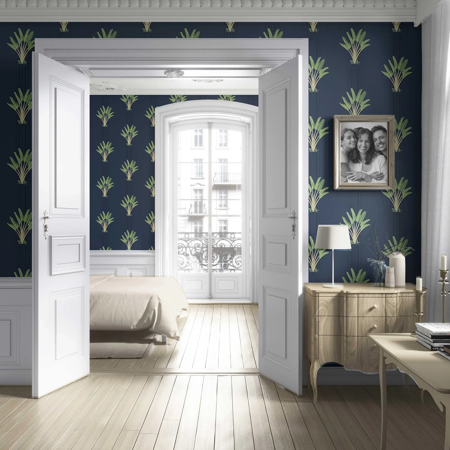 Taalbagh Wallpaper - Midnight Palm