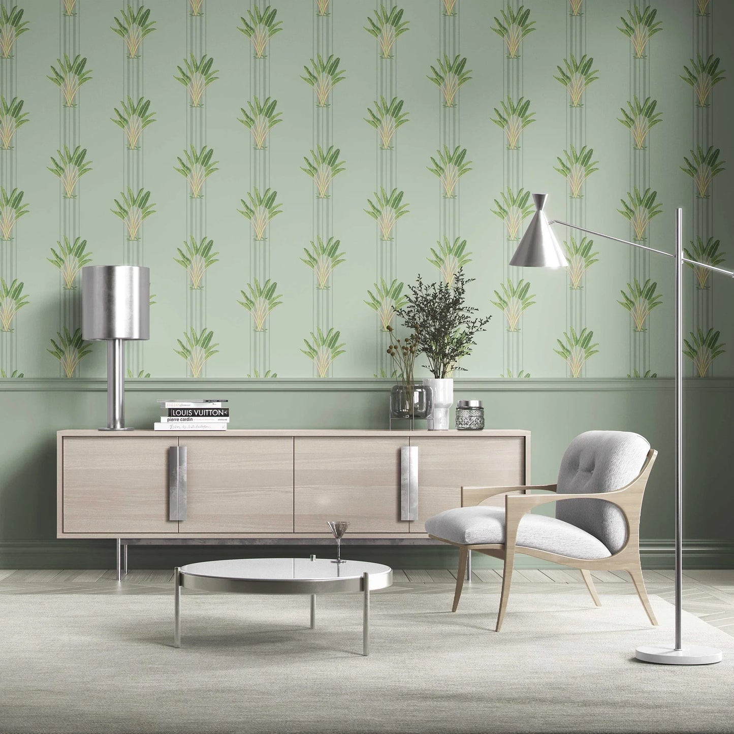 Taalbagh Wallpaper - Sage Palm