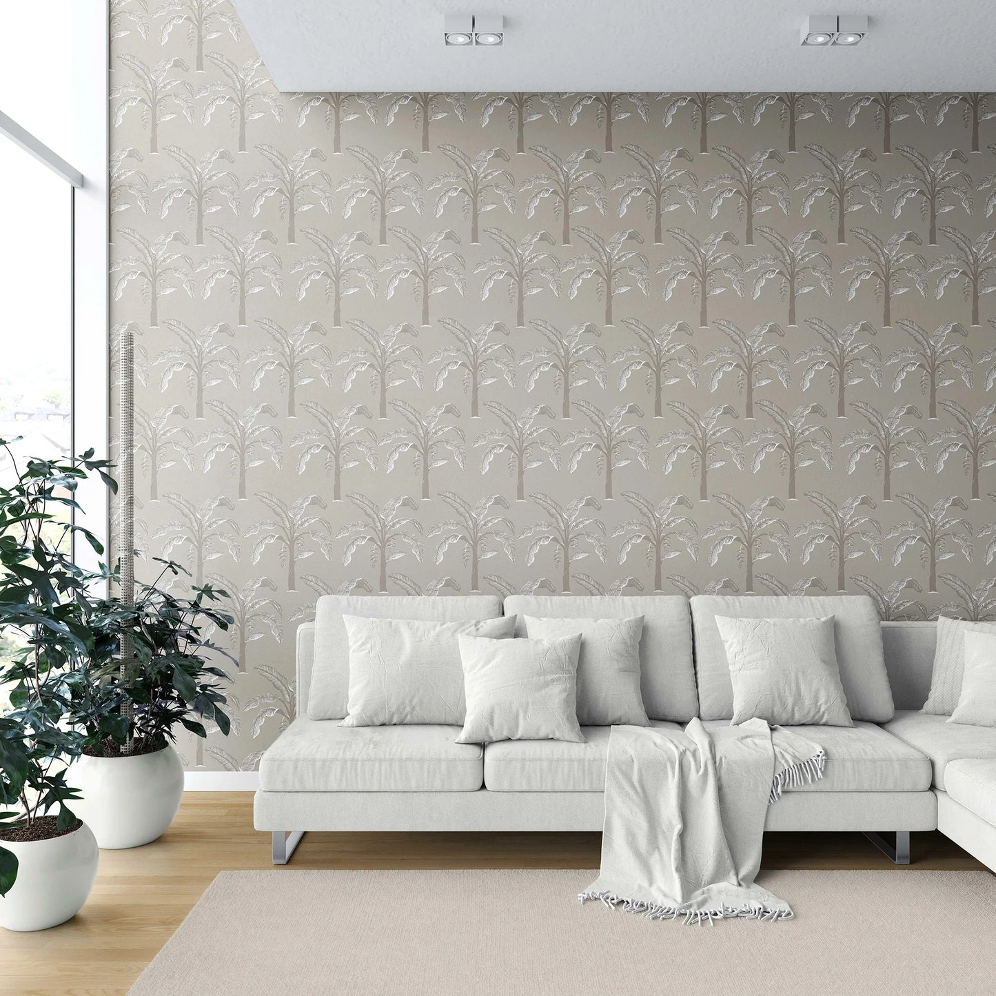 Bagh-e-Kela Wallpaper - Taupe Canopy