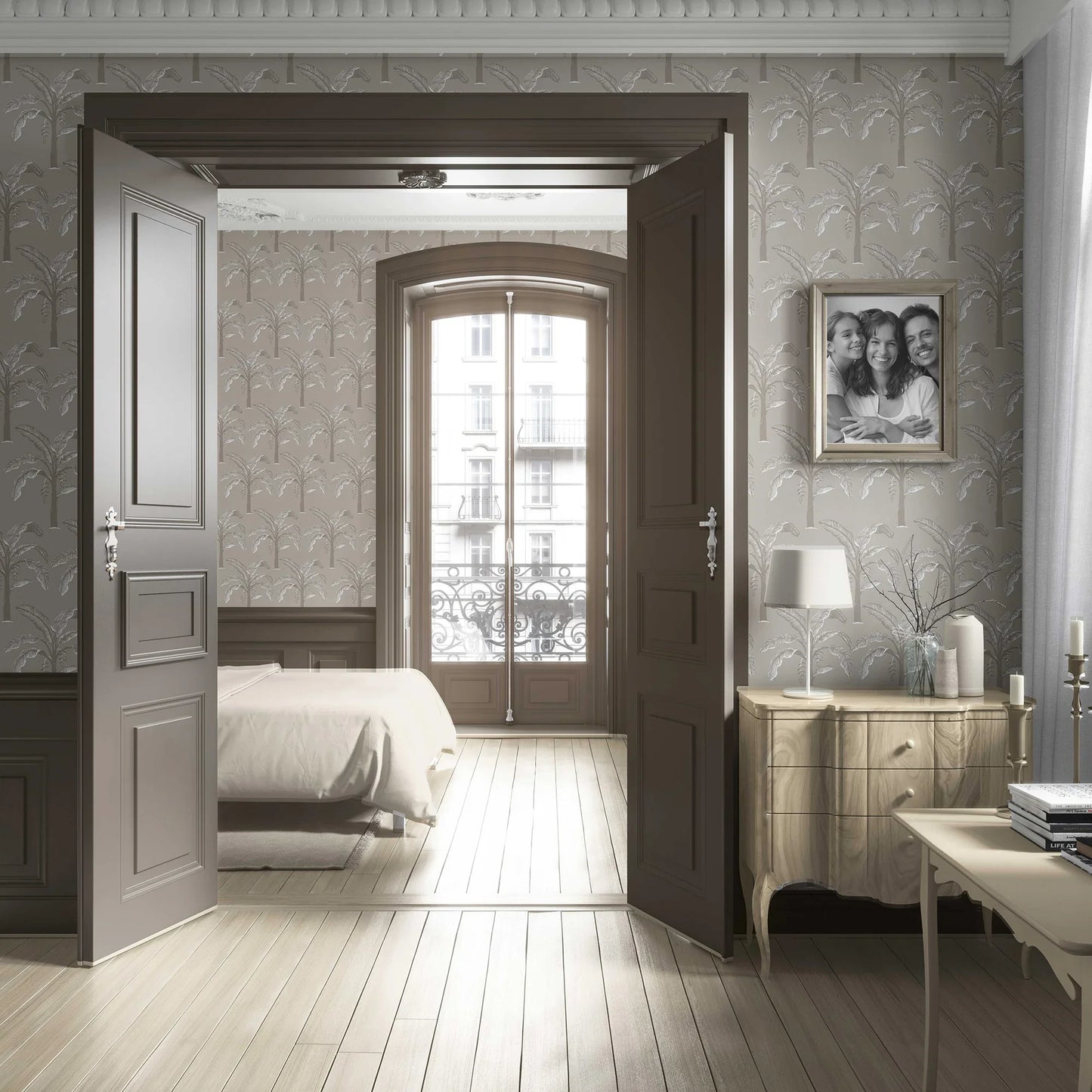 Bagh-e-Kela Wallpaper - Taupe Canopy