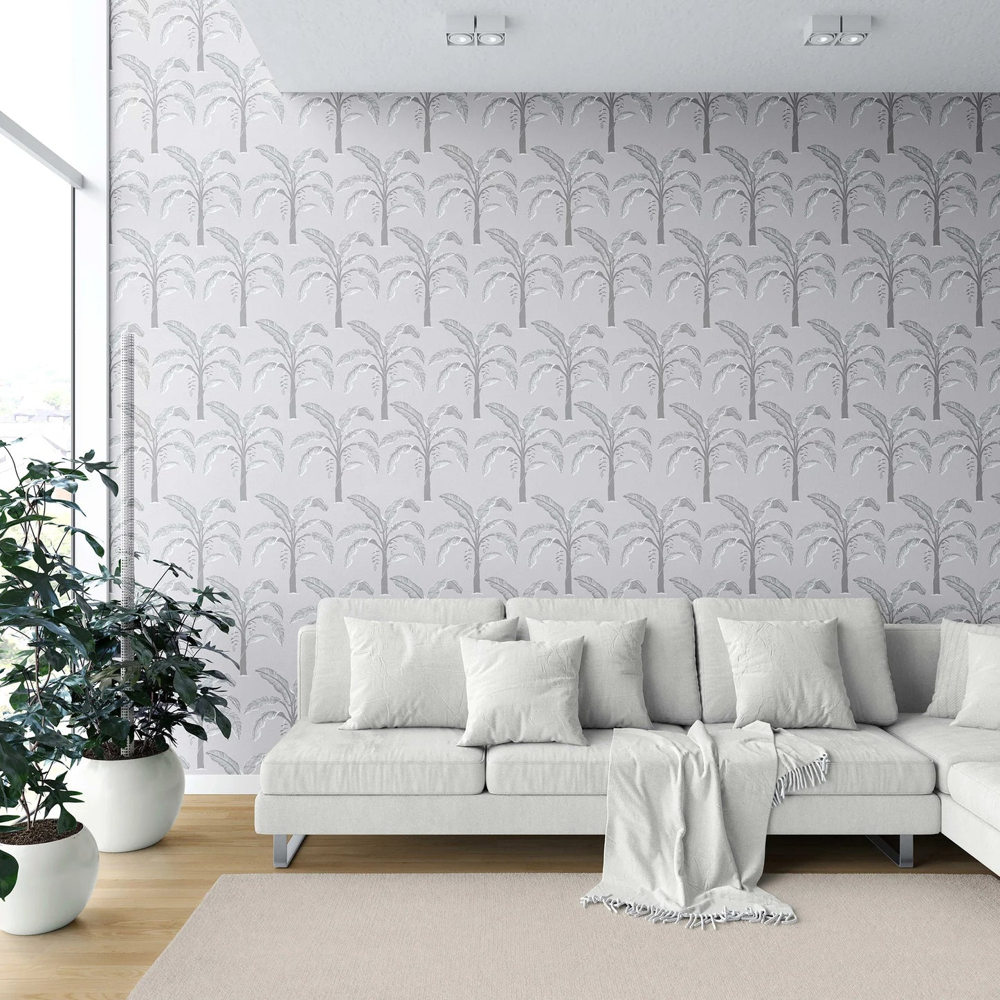 Bagh-e-Kela Wallpaper - Silver Mist