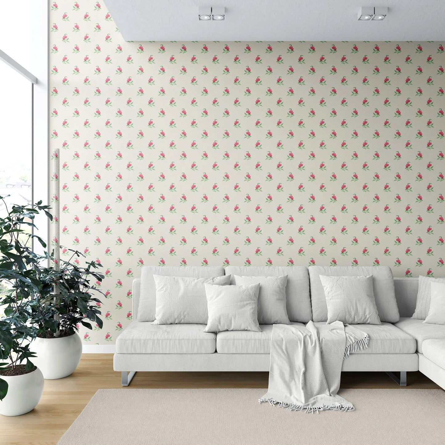 Gulabgarh Wallpaper - Sandstone Bloom