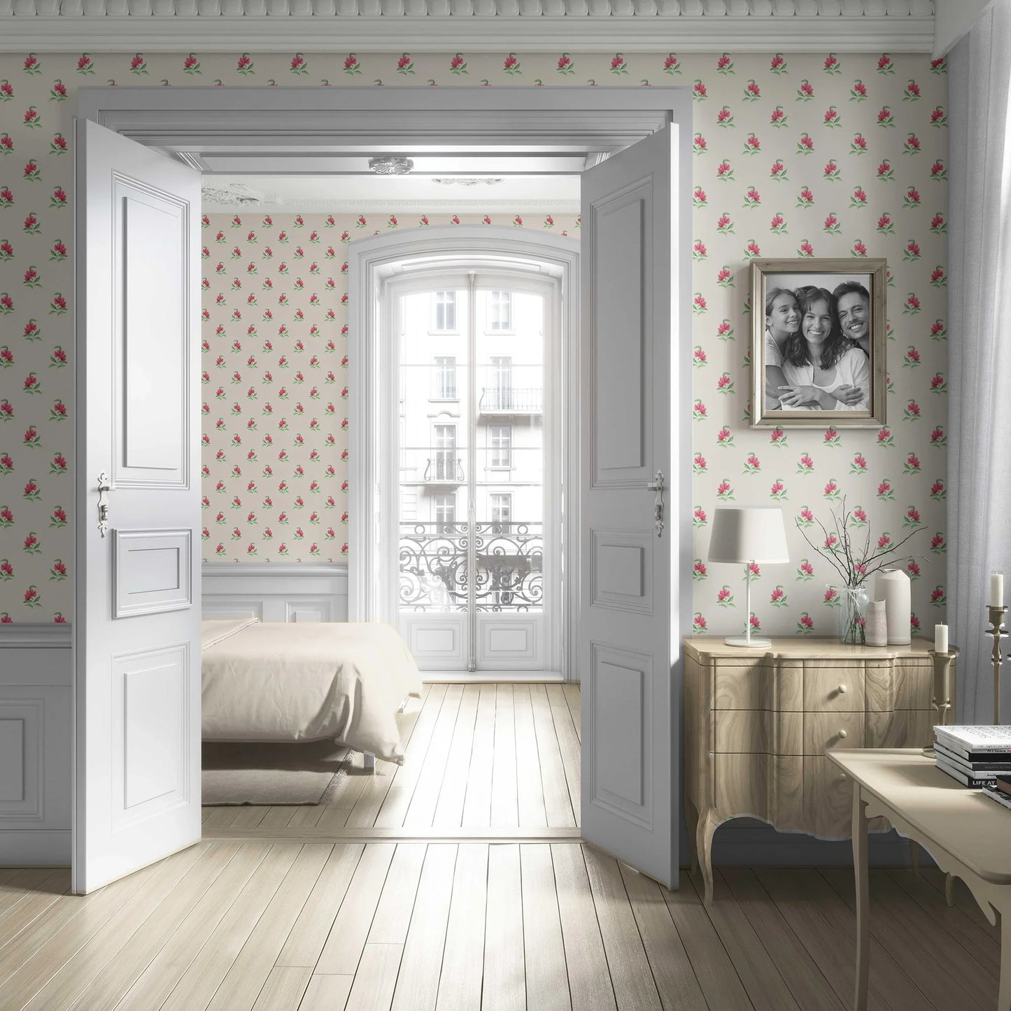 Gulabgarh Wallpaper - Sandstone Bloom