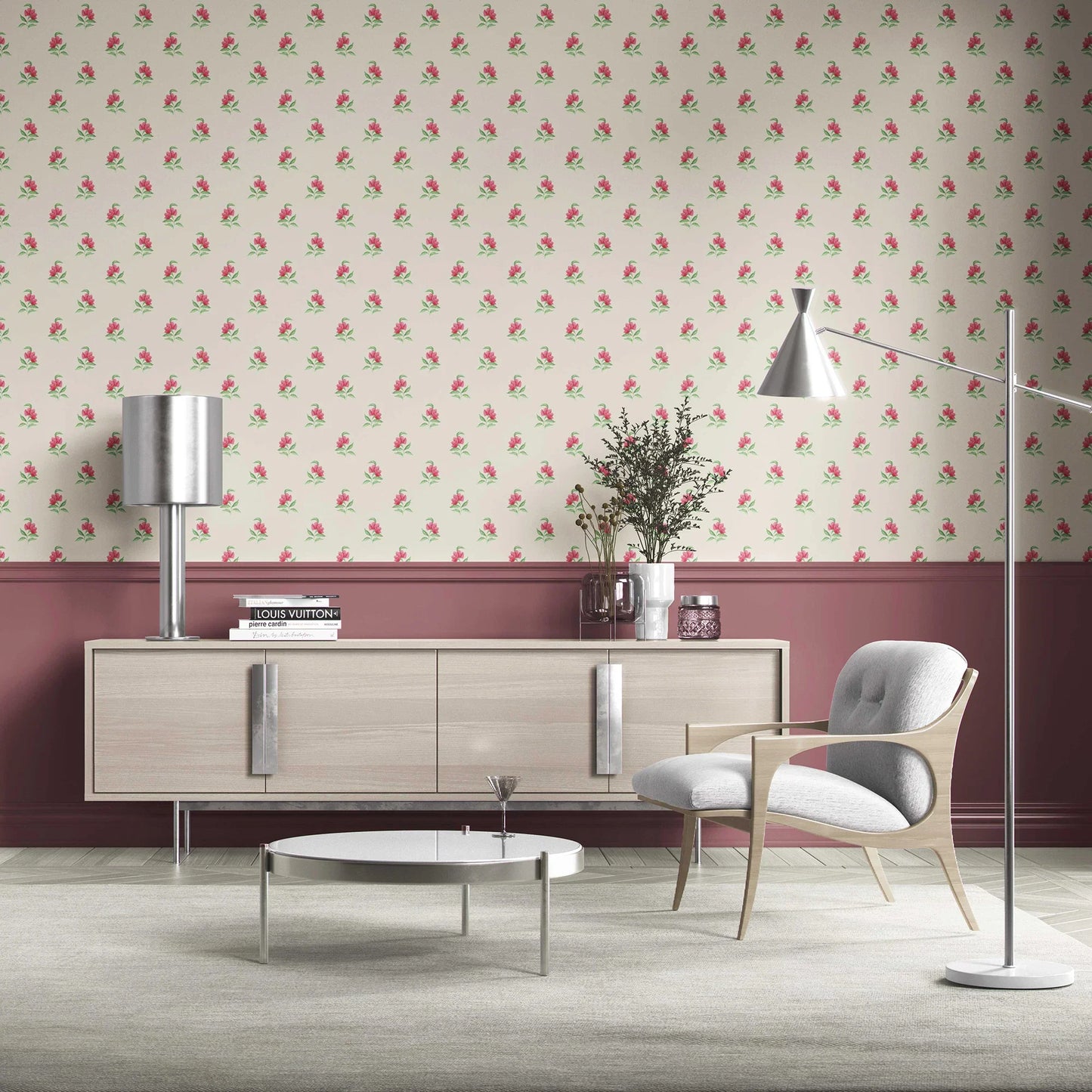 Gulabgarh Wallpaper - Sandstone Bloom