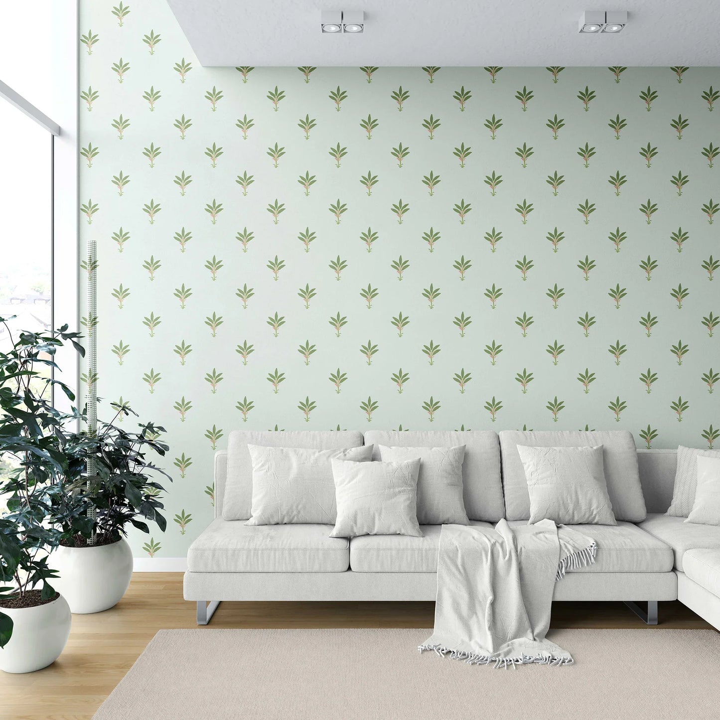 Kunj Wallpaper - Mint Grove