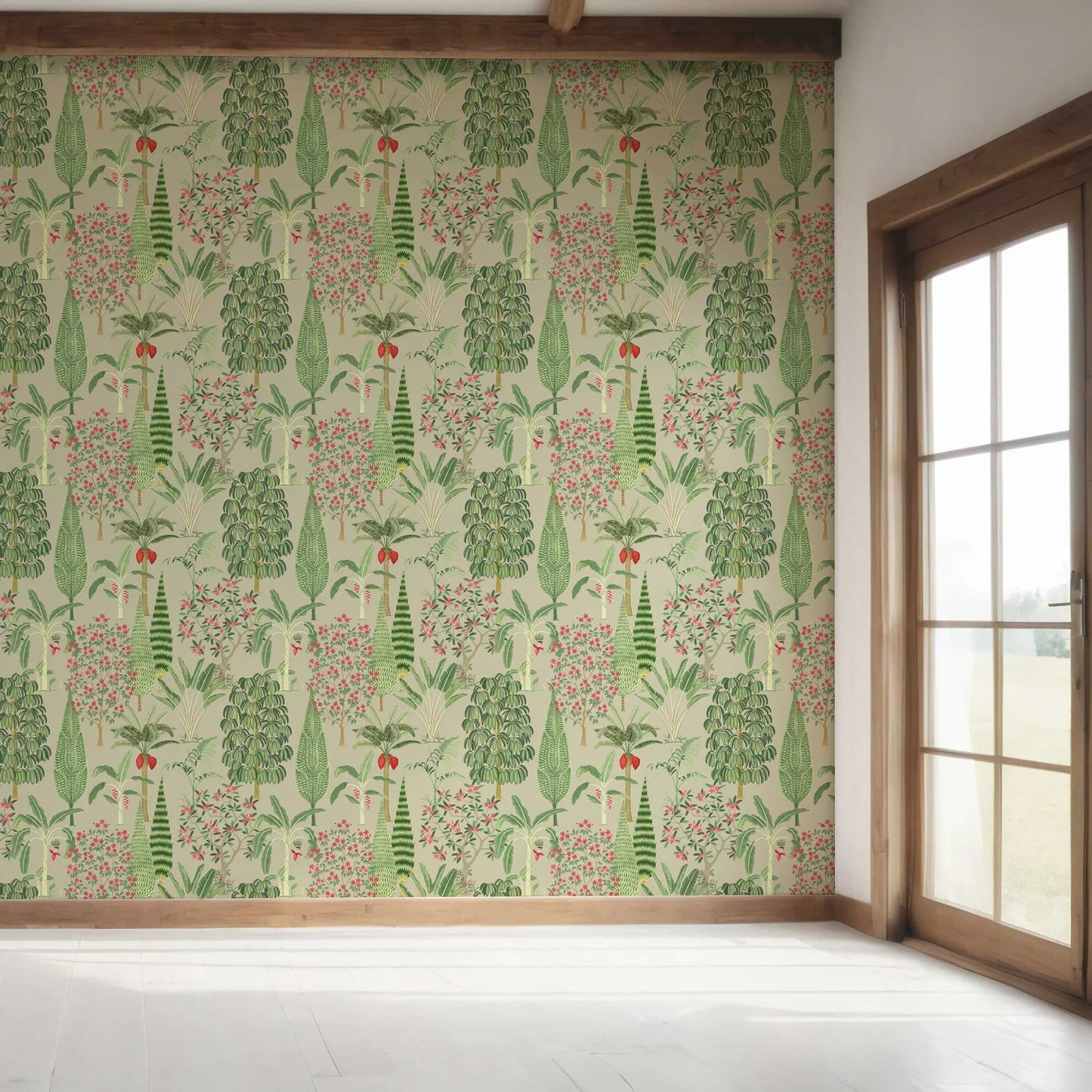 Vrindavan Wallpaper - Sage Meadow