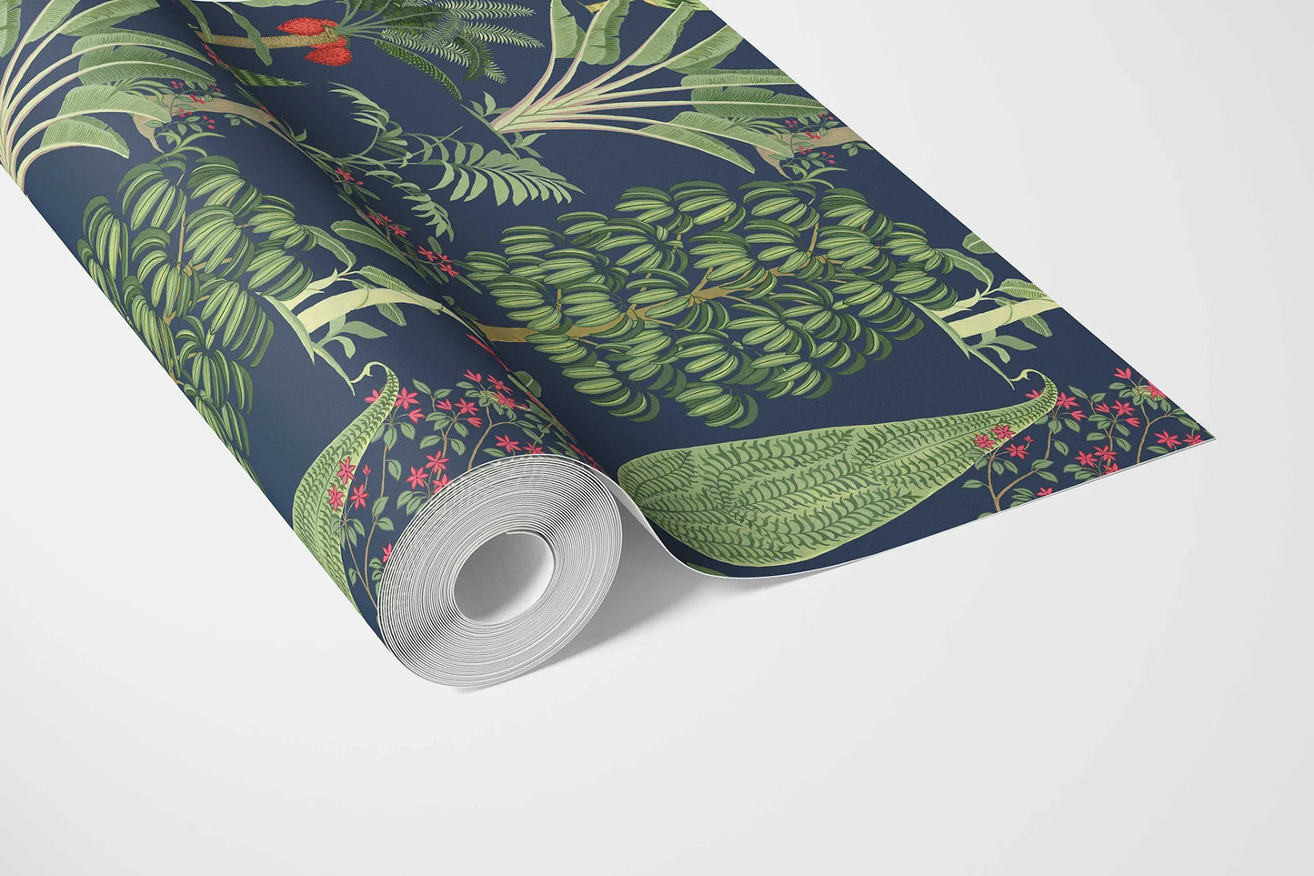 Vrindavan Wallpaper - Indigo Bloom