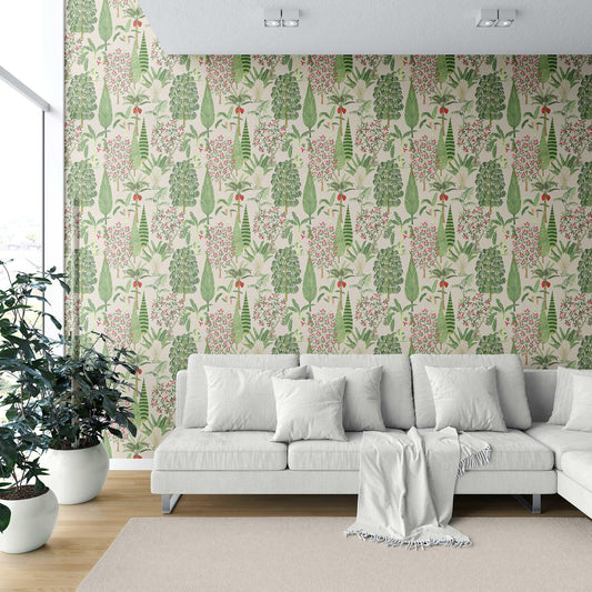 Vrindavan Wallpaper - Sandstone Haven