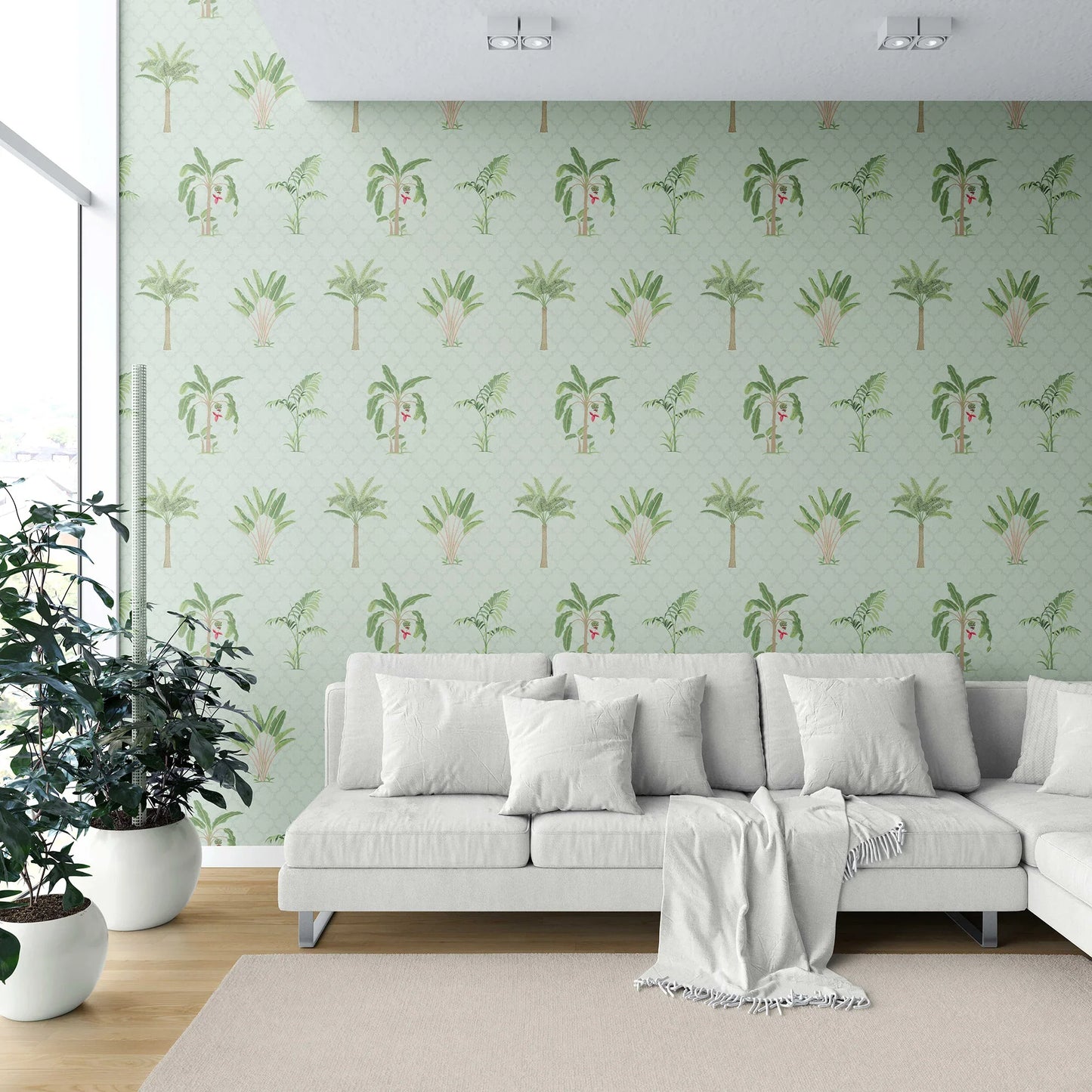 Vatika Wallpaper - Mint Oasis
