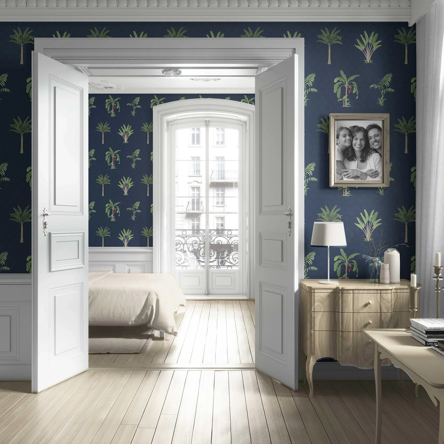 Vatika Wallpaper - Indigo Retreat