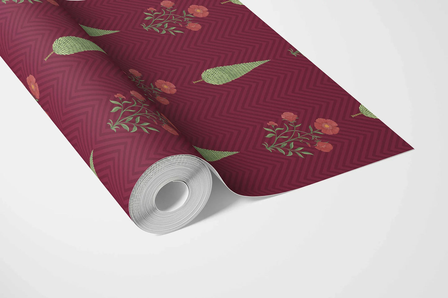 Shahgul Wallpaper - Royal Maroon