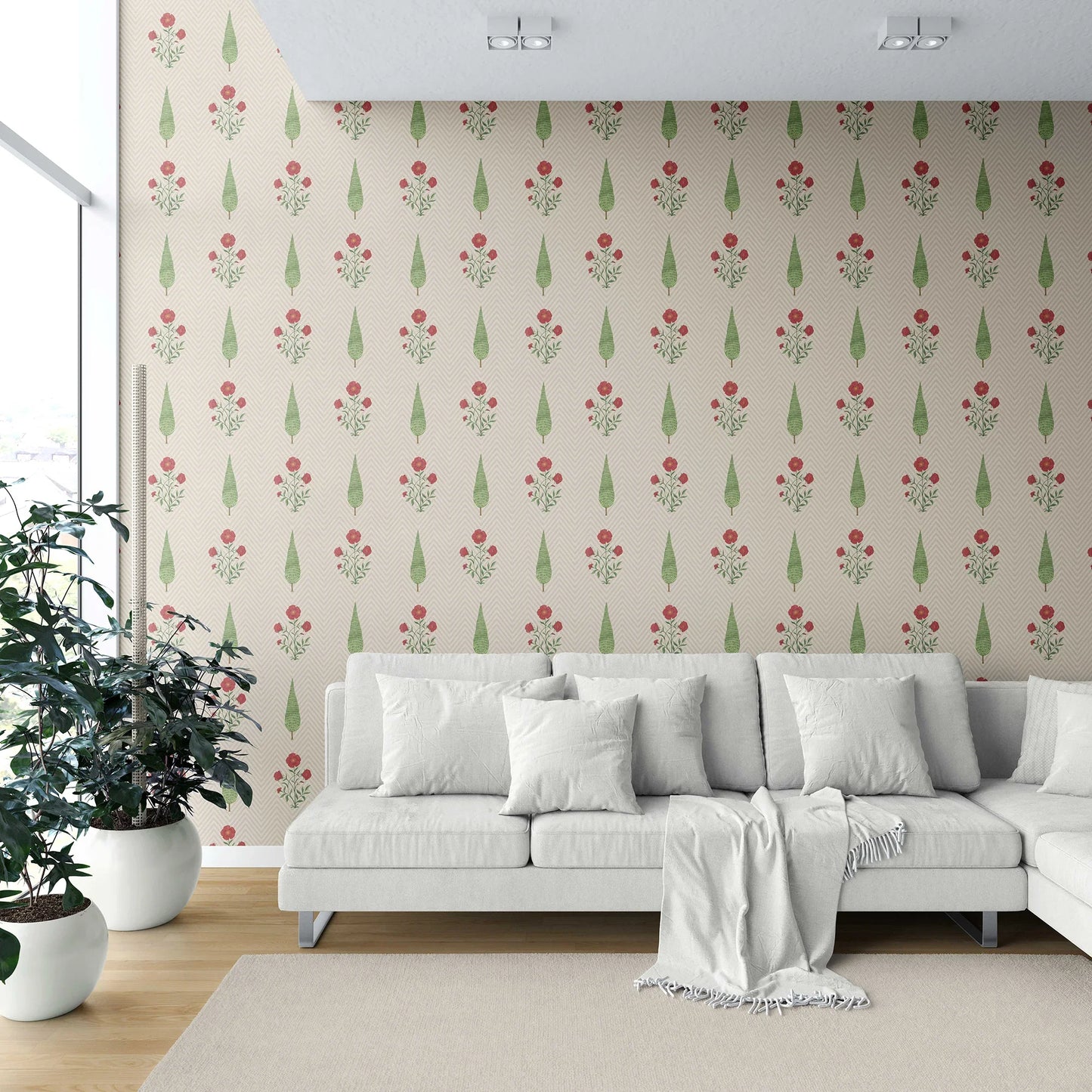 Shahgul Wallpaper - Sandstone Glow