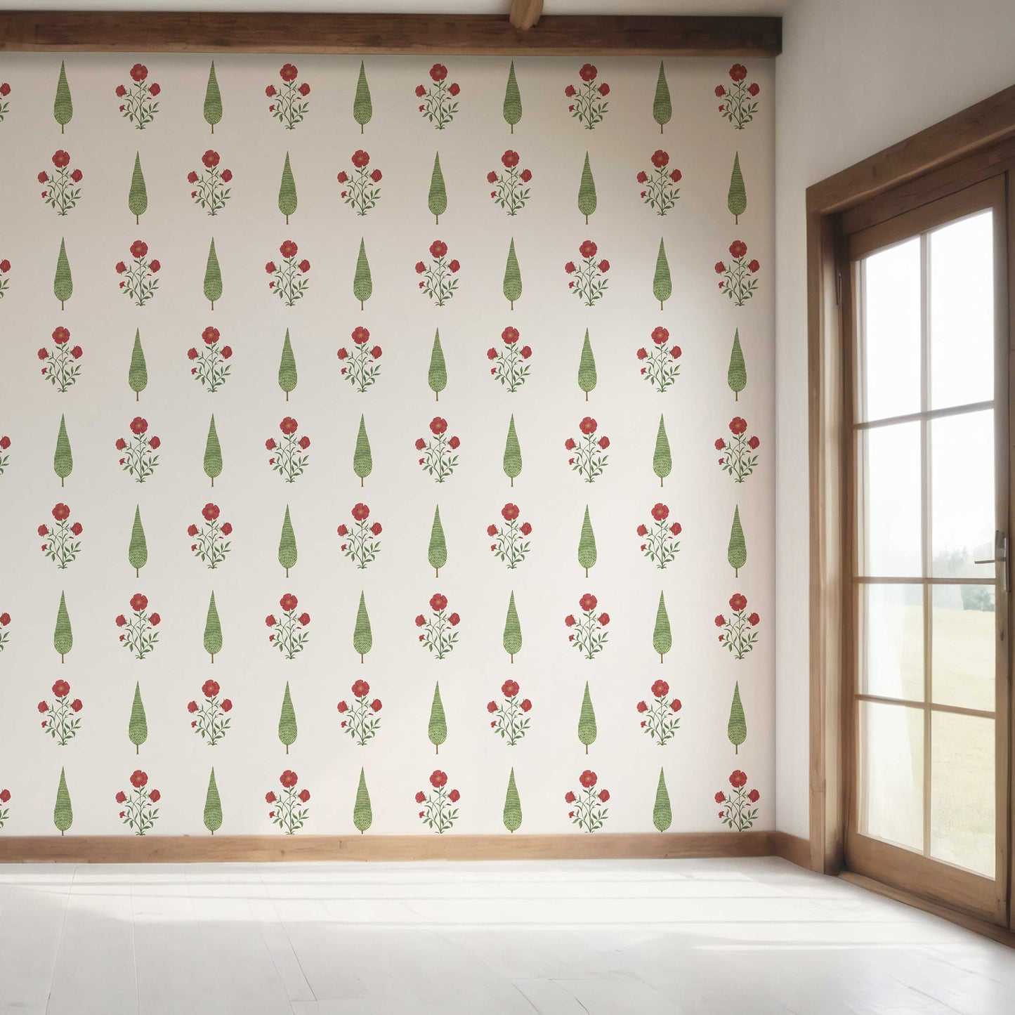 Shahgul Wallpaper - Ivory Bloom
