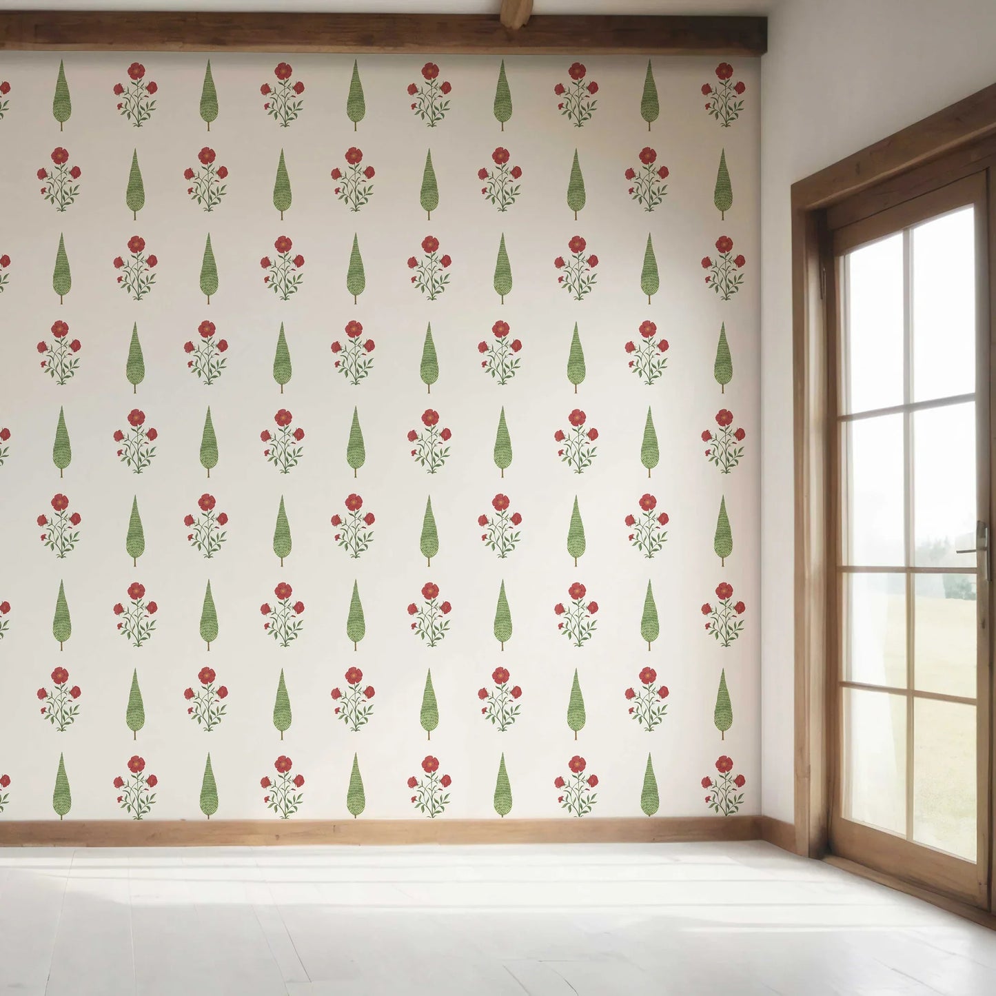 Shahgul Wallpaper - Ivory Bloom