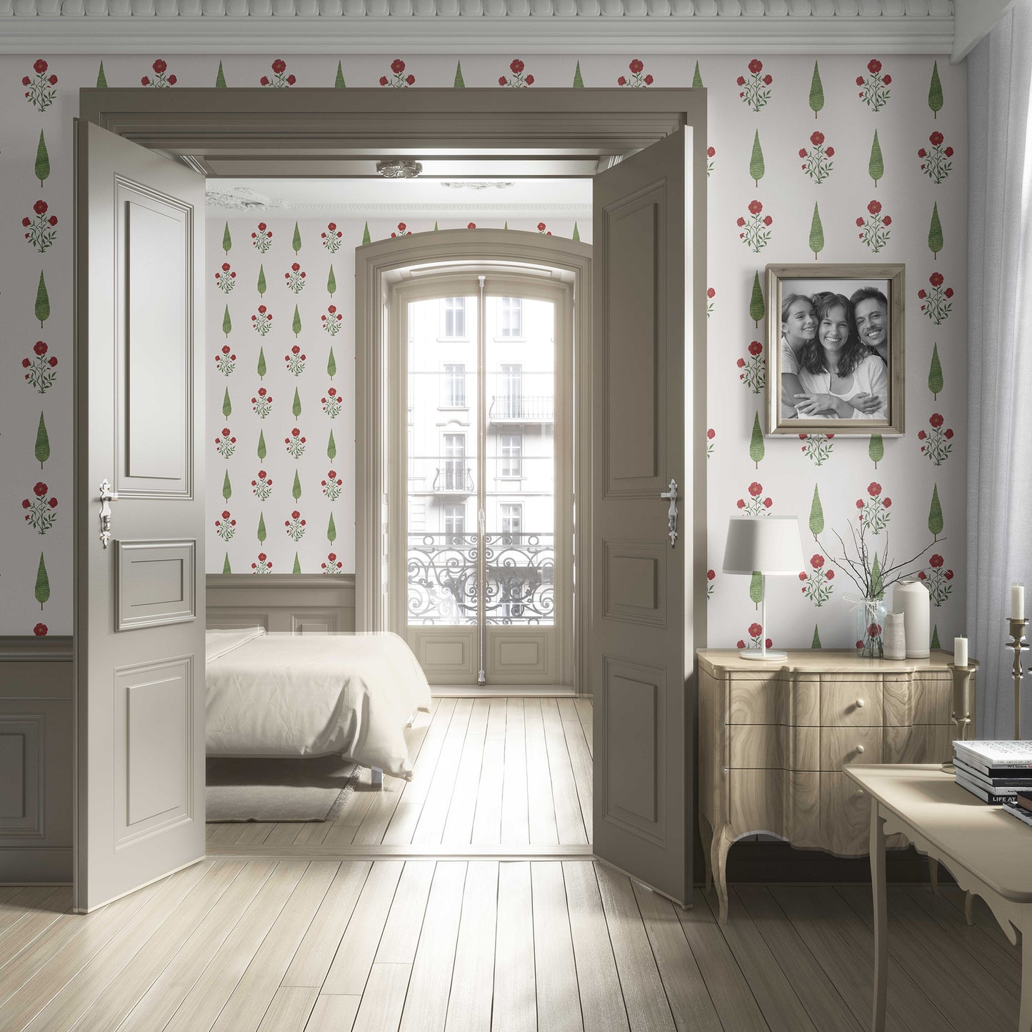 Shahgul Wallpaper - Ivory Bloom