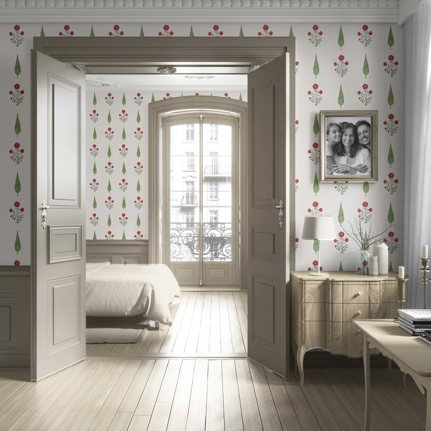 Shahgul Wallpaper - Ivory Bloom