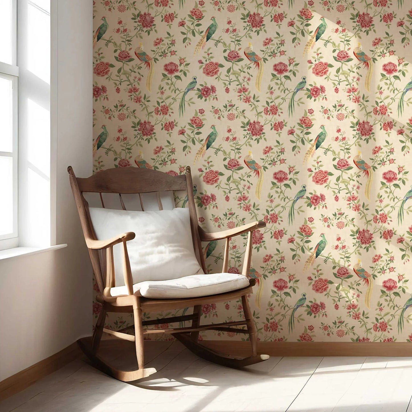 Mayur Baag Wallpaper - Sandstone Rose