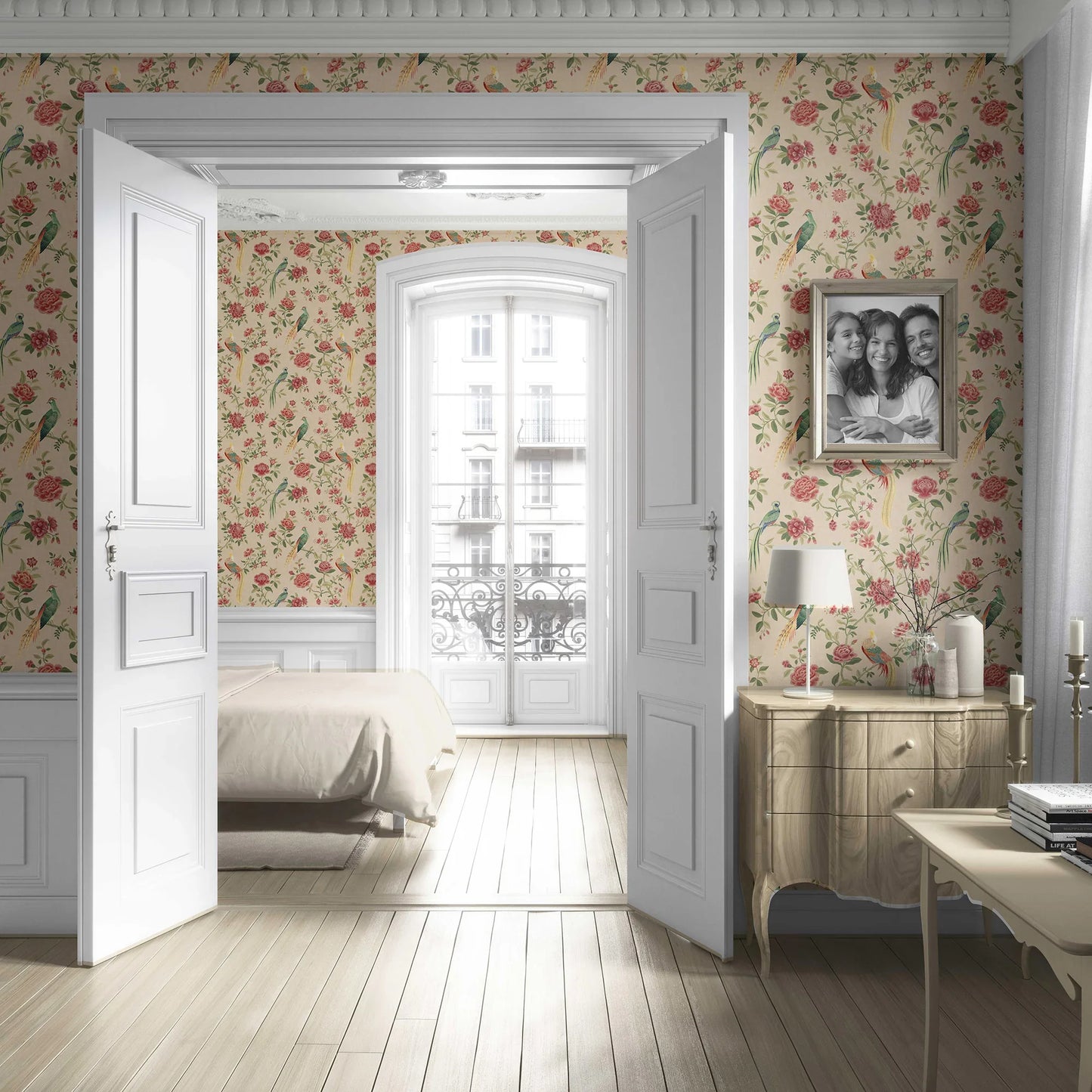 Mayur Baag Wallpaper - Sandstone Rose