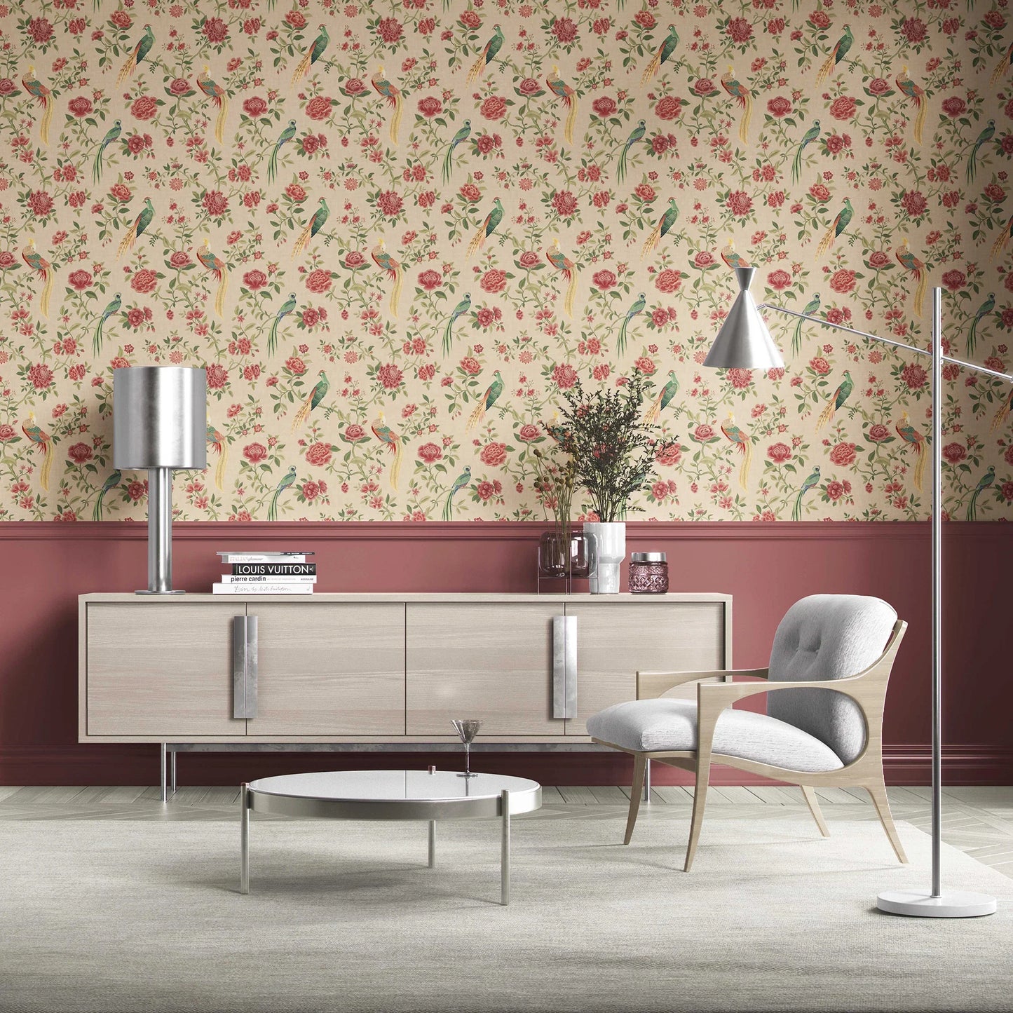 Mayur Baag Wallpaper - Sandstone Rose