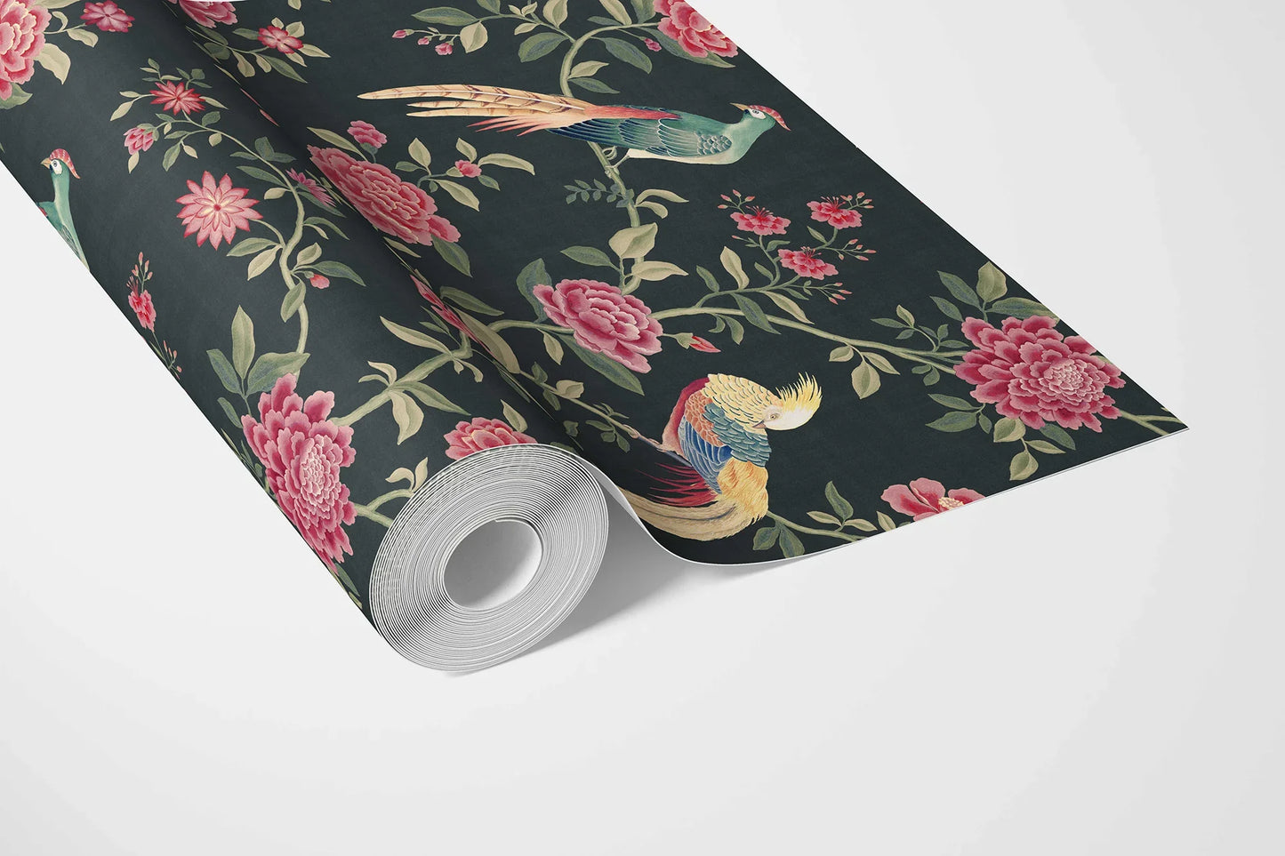 Mayur Baag Wallpaper - Charcoal Rose