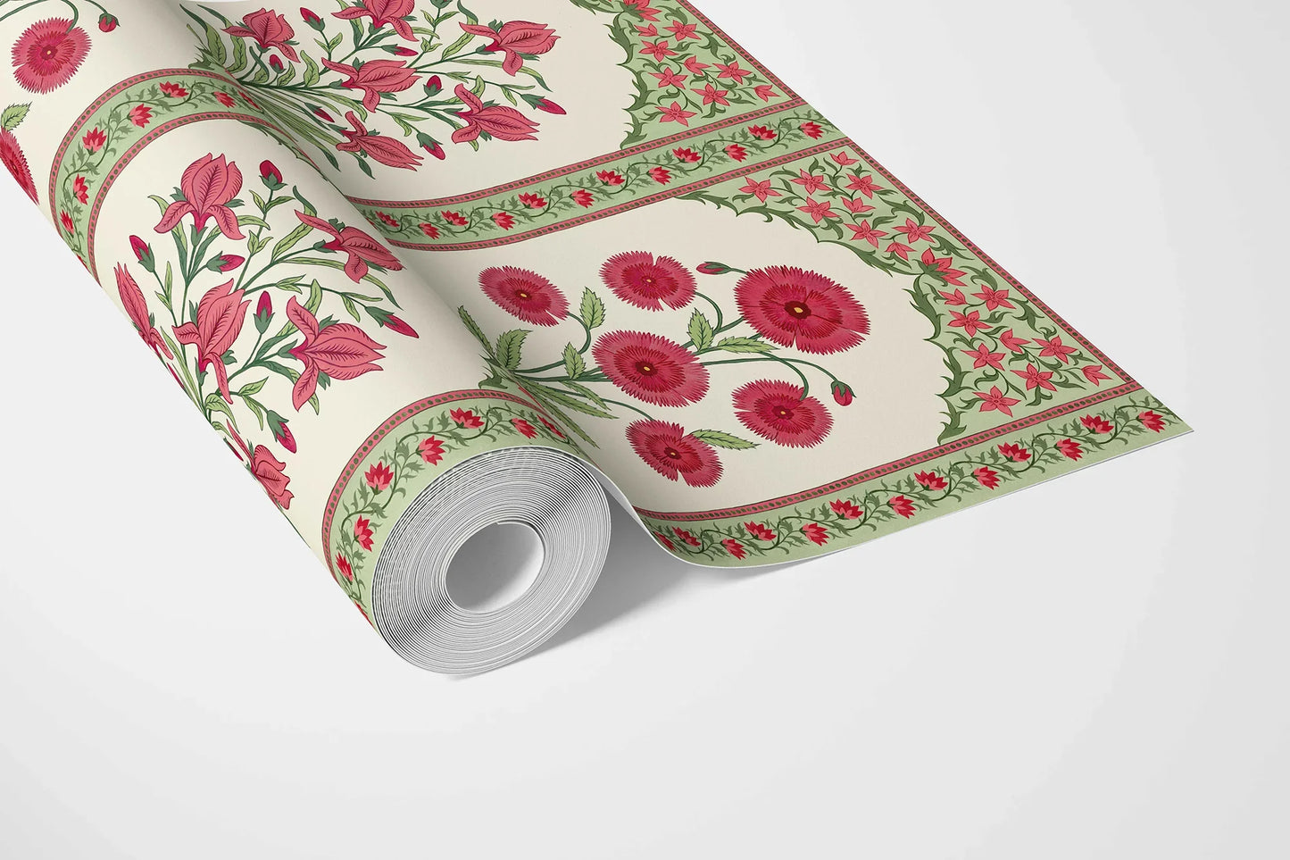 Gulzaar Mahal Wallpaper - Rosette Bloom