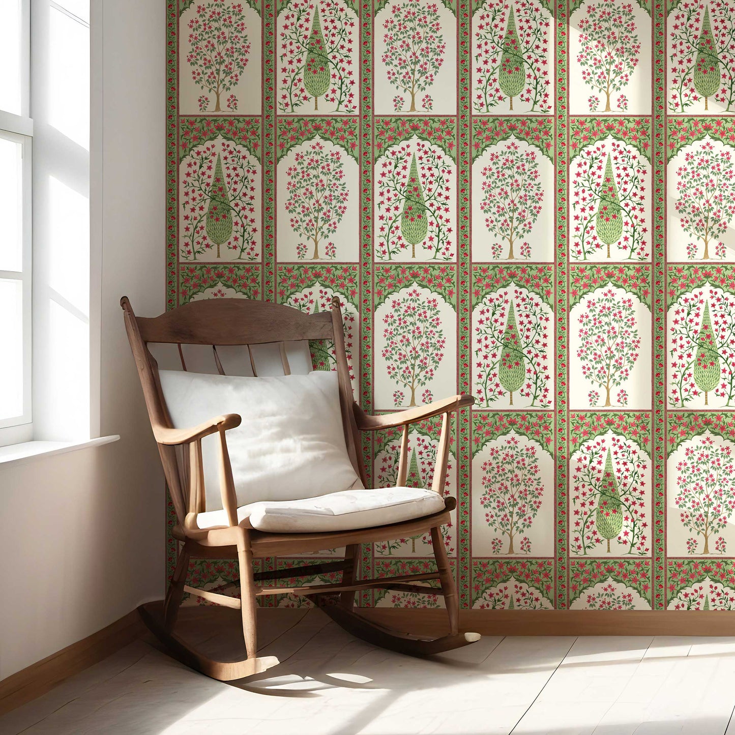 Gulzaar Mahal Wallpaper - Cypress Blossom