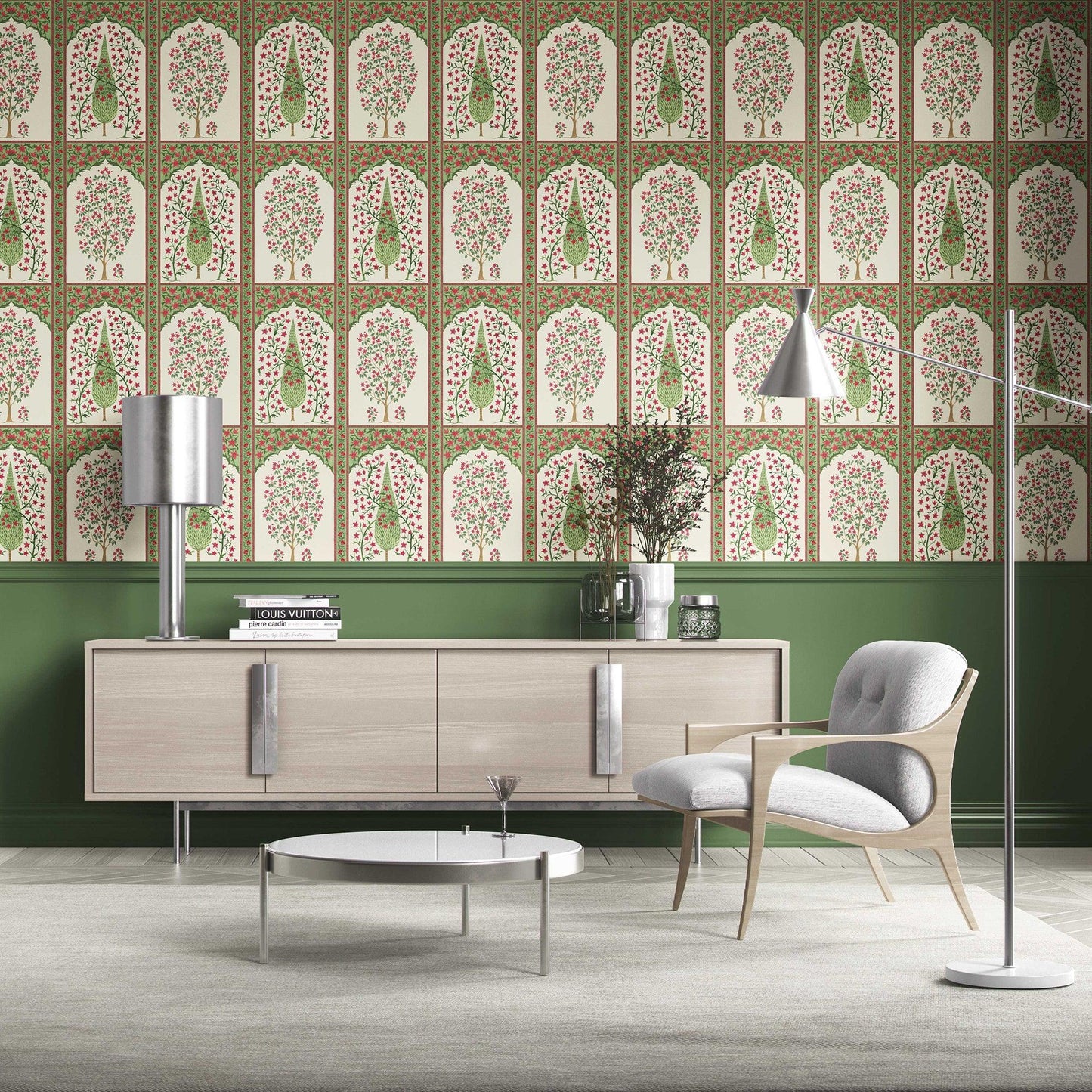 Gulzaar Mahal Wallpaper - Cypress Blossom