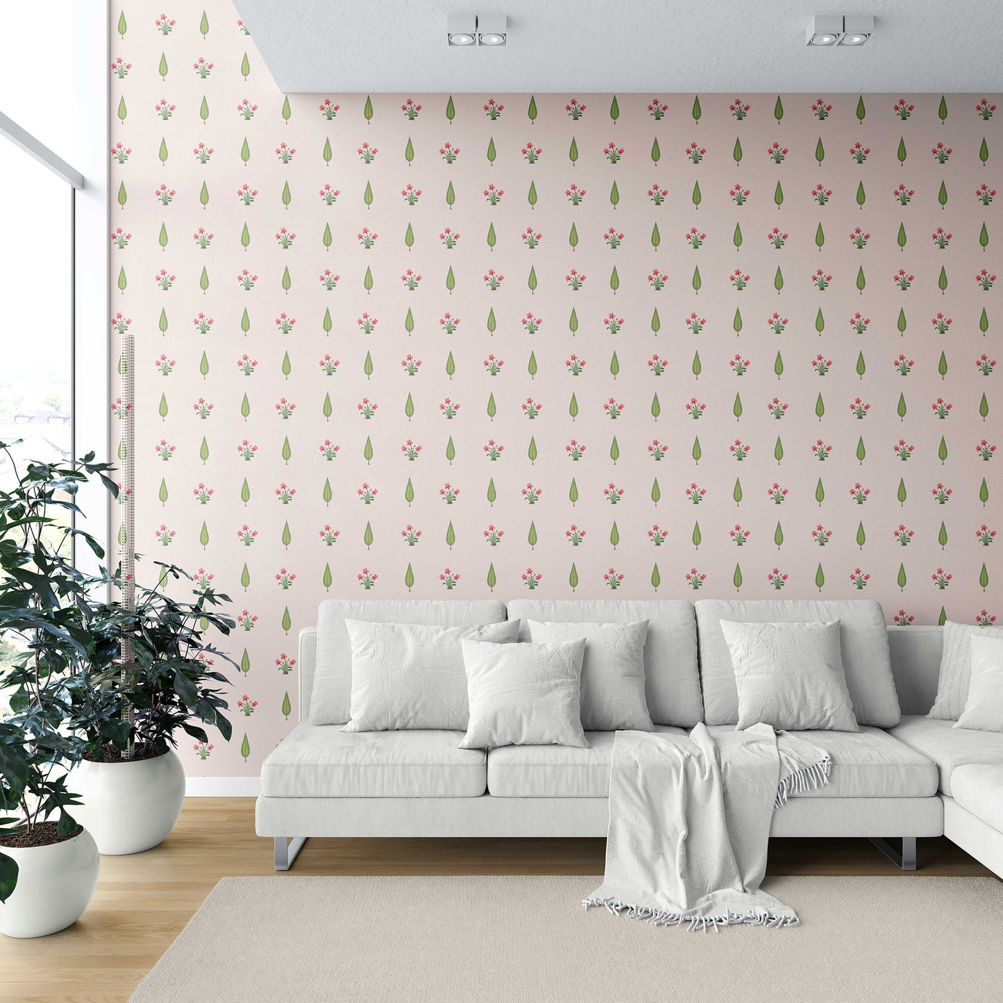 Gulshan Wallpaper - Blush Bloom
