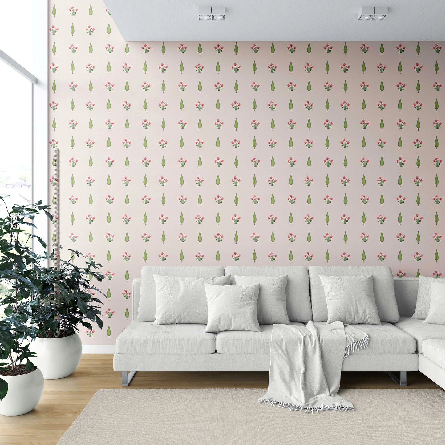 Gulshan Wallpaper - Blush Bloom