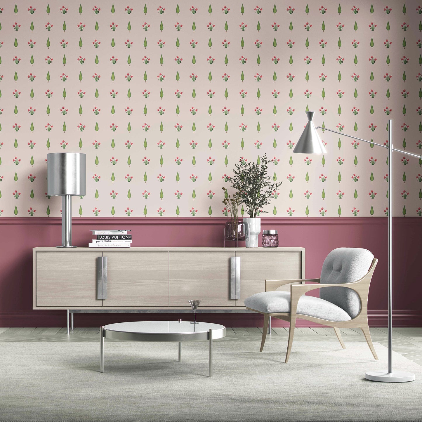 Gulshan Wallpaper - Blush Bloom