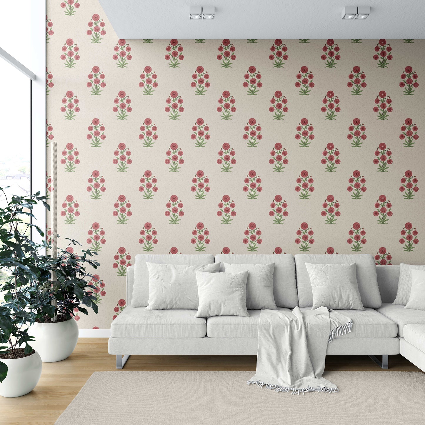 Gulraaz Wallpaper - Ivory Bloom