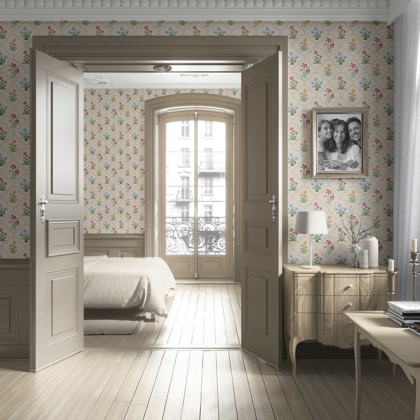 Nishat Wallpaper - Sandstone Bloom