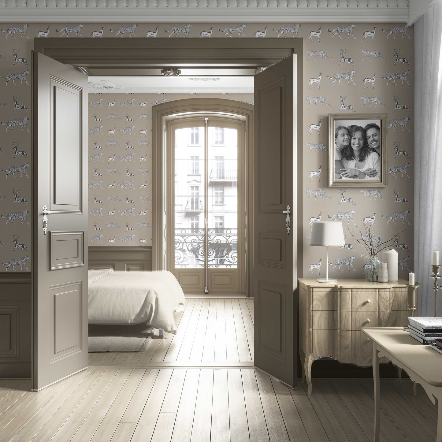 Mrigaant Wallpaper - Desert Taupe