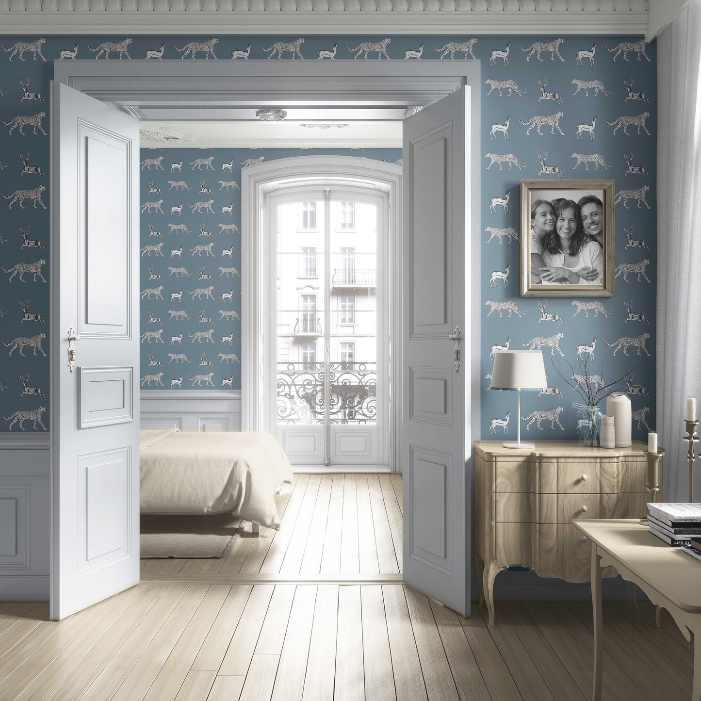 Mrigaant Wallpaper - Twilight Blue