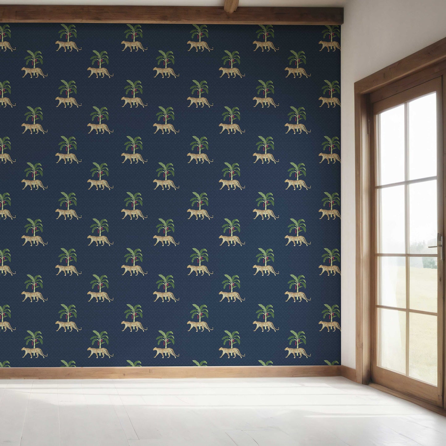 Bagh-e-Shir Wallpaper - Indigo Jungle