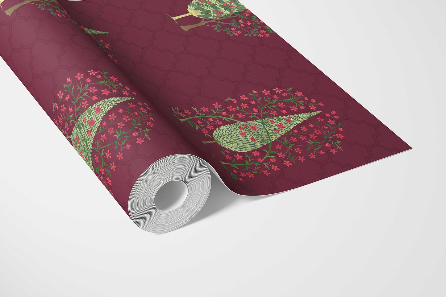Khusro Bagh Wallpaper - Maroon Royale