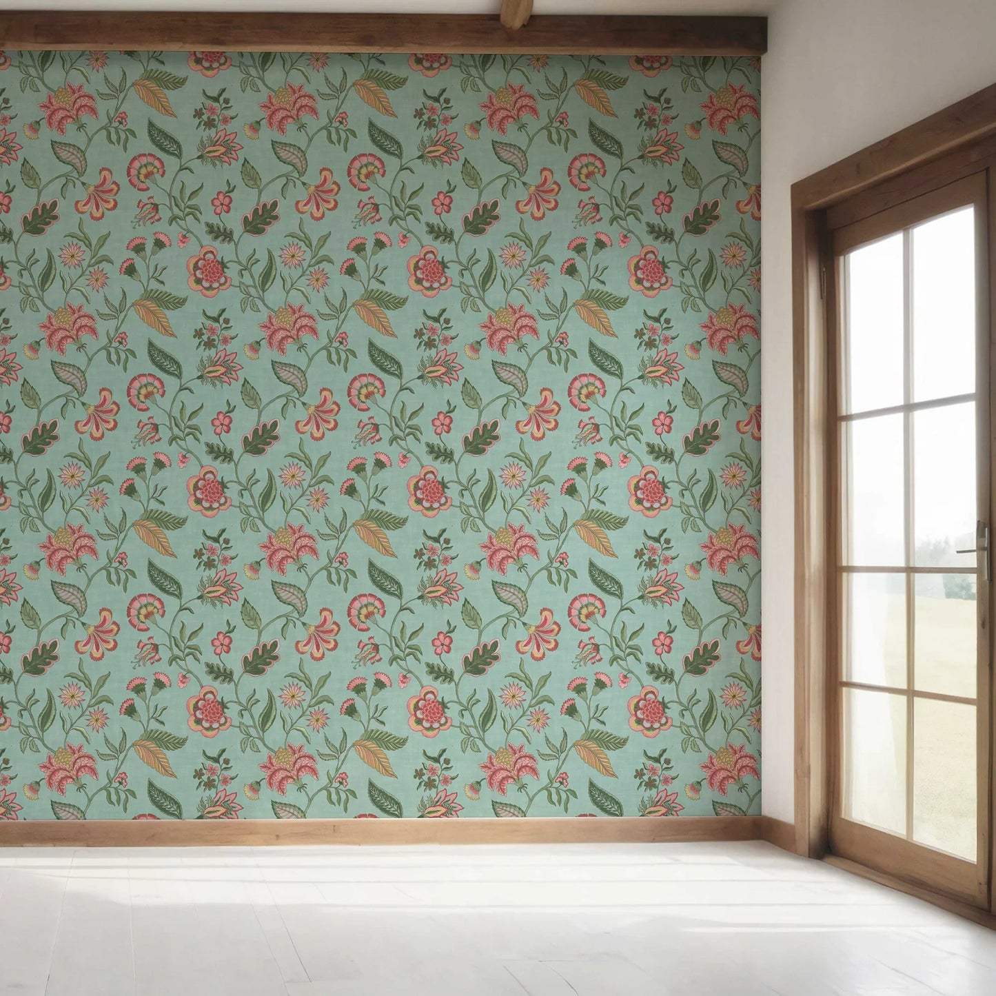 Firdaus Wallpaper - Aqua Bloom