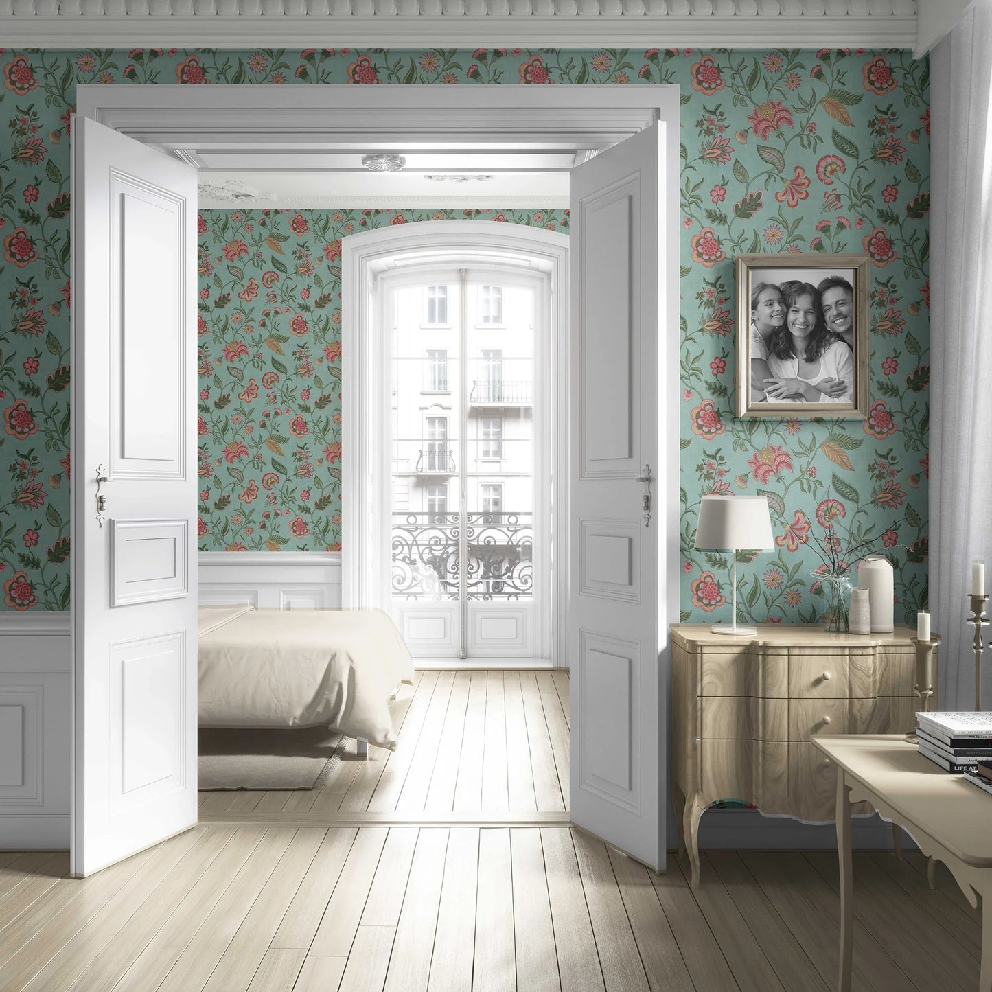 Firdaus Wallpaper - Aqua Bloom