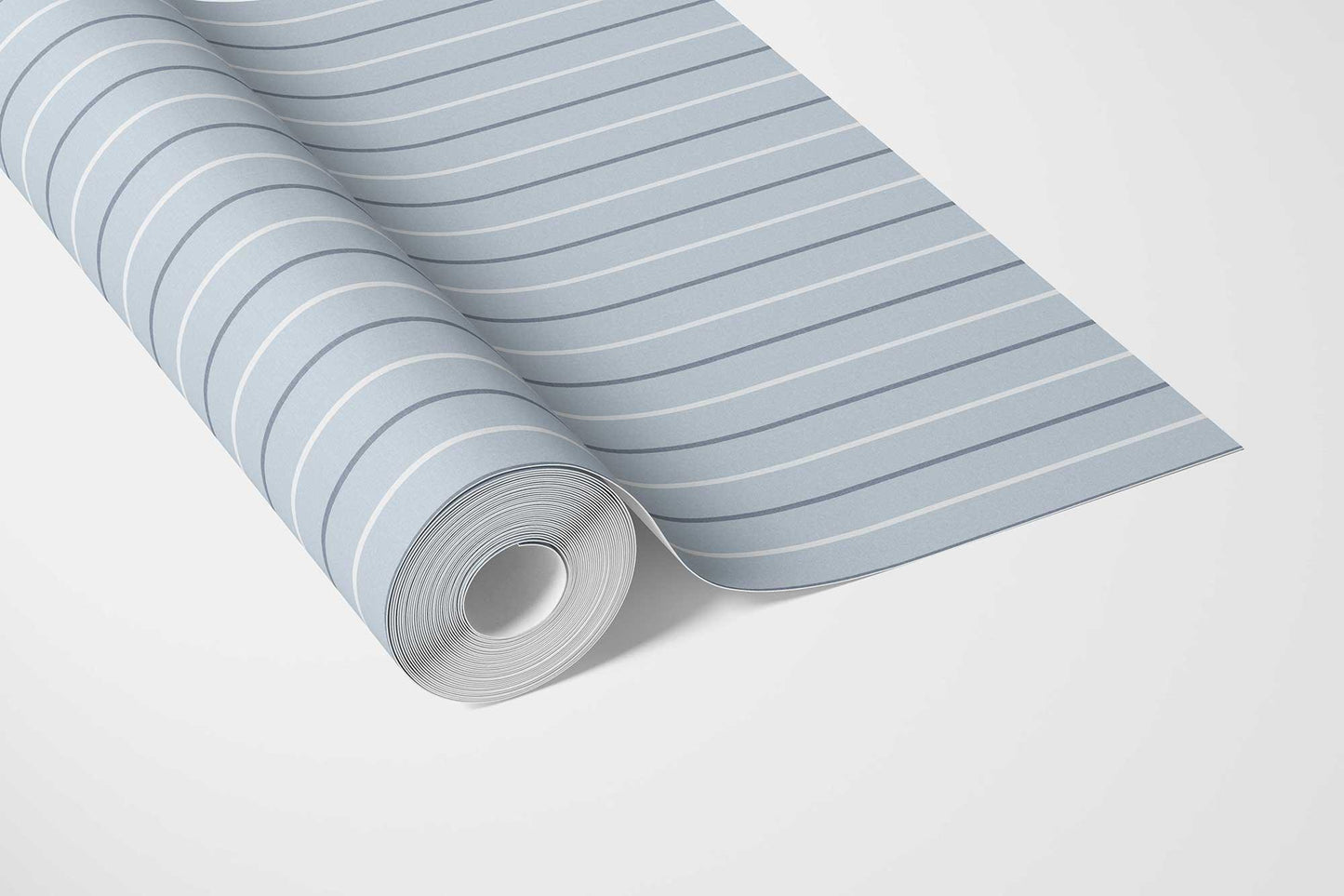Whisper Lines Wallpaper - Frosted Sky