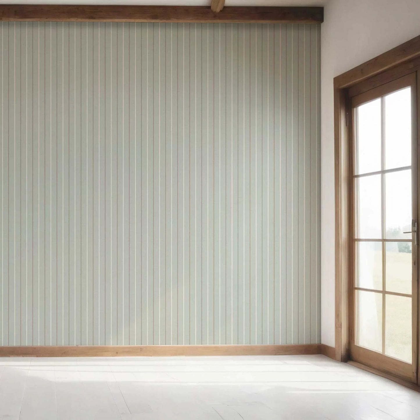 Whisper Lines Wallpaper - Meadow Hush