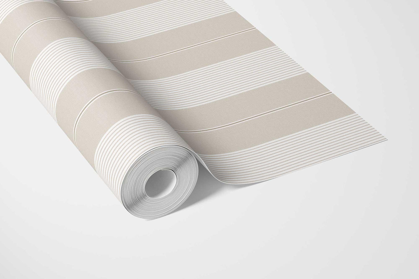 Linear Reverie Wallpaper - Almond Glow