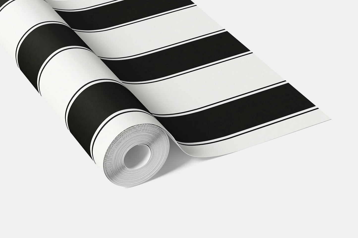 Regal Stripes Wallpaper - Ivory Noir