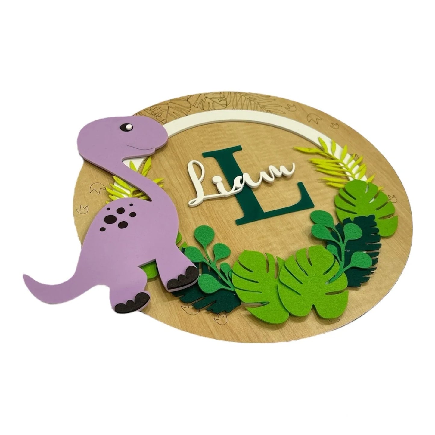 Name Plaque - Triceratops Trails