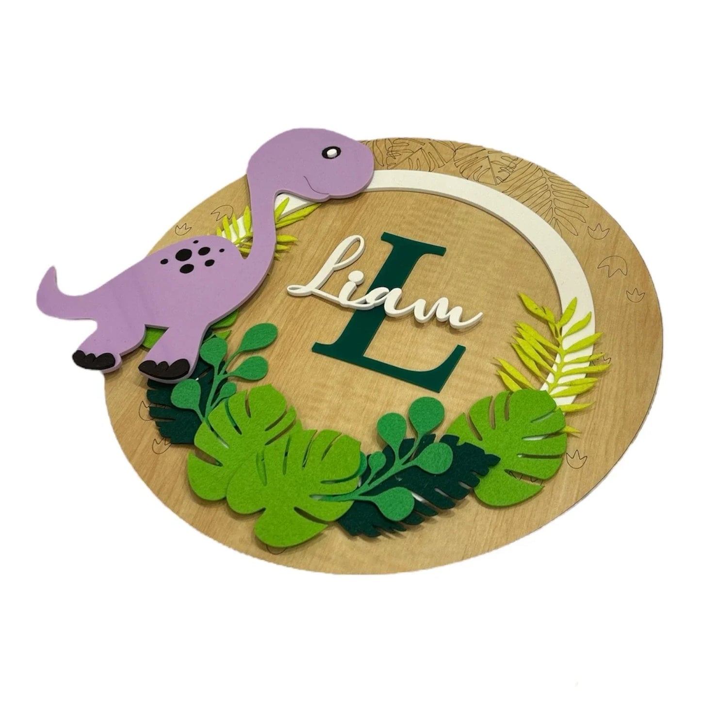 Name Plaque - Triceratops Trails