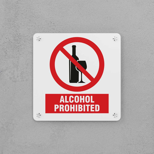 Alcohol Prohibited Sign - Housenama