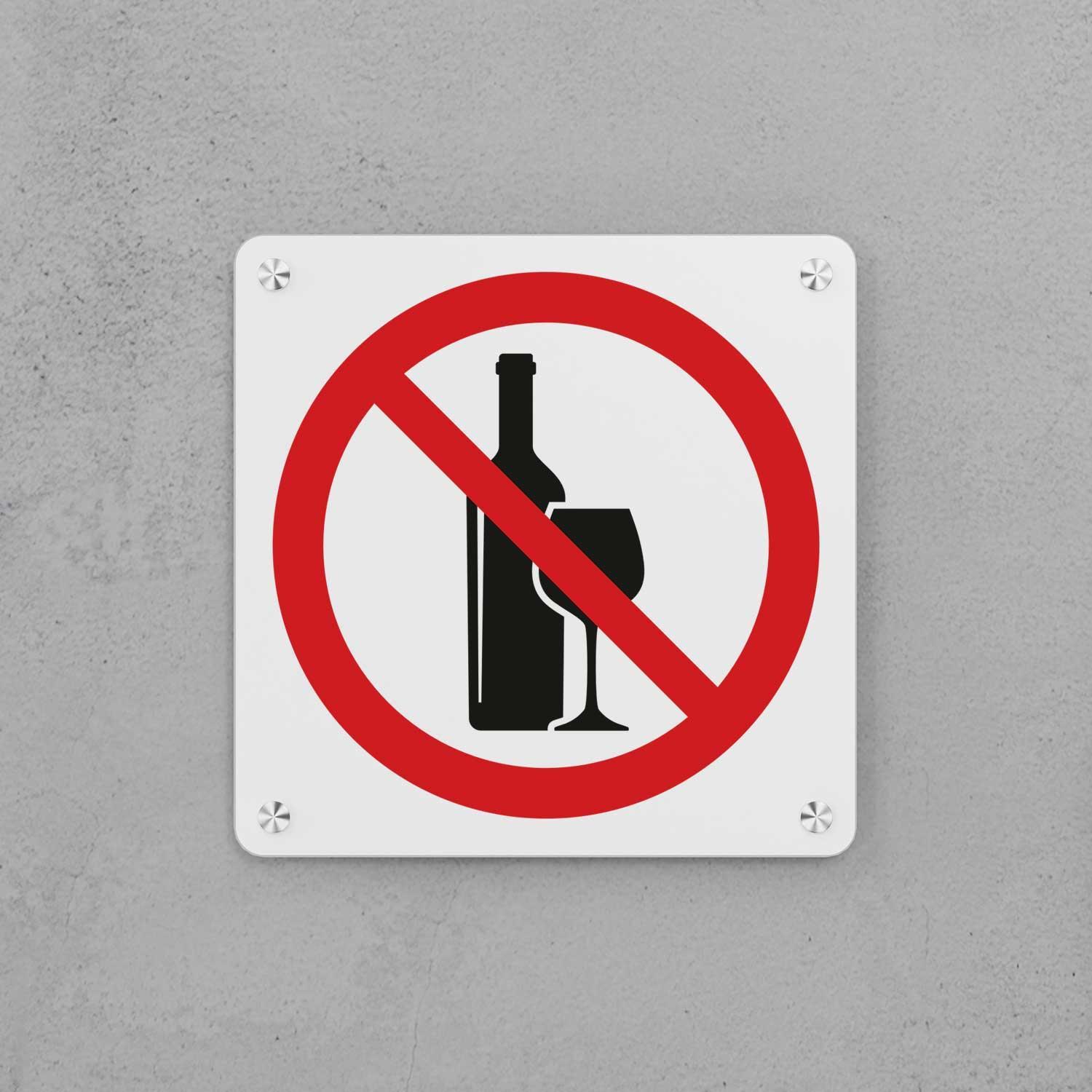 Alcohol Prohibited Sign - Housenama