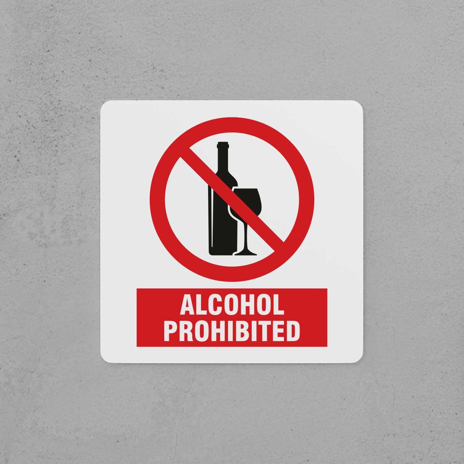 Alcohol Prohibited Sign - Housenama