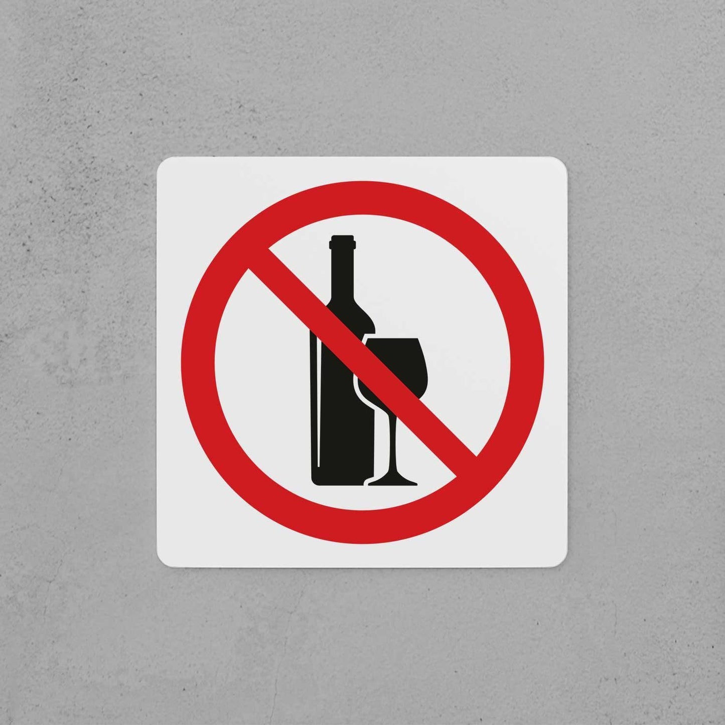 Alcohol Prohibited Sign - Housenama