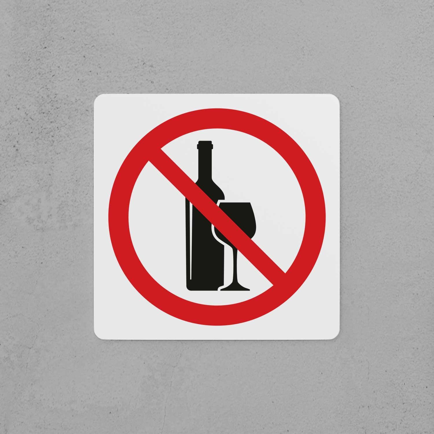 Alcohol Prohibited Sign - Housenama